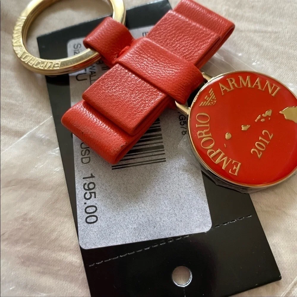 Emporio ARMANI RARE BOW KEYCHAIN